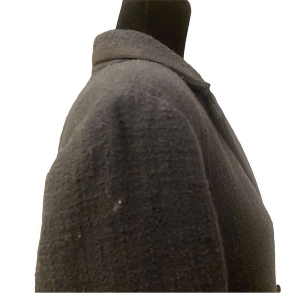 BANANA REPUBLIC Black Double-Breasted Textured Women's Blazer - Picture 8 of 16